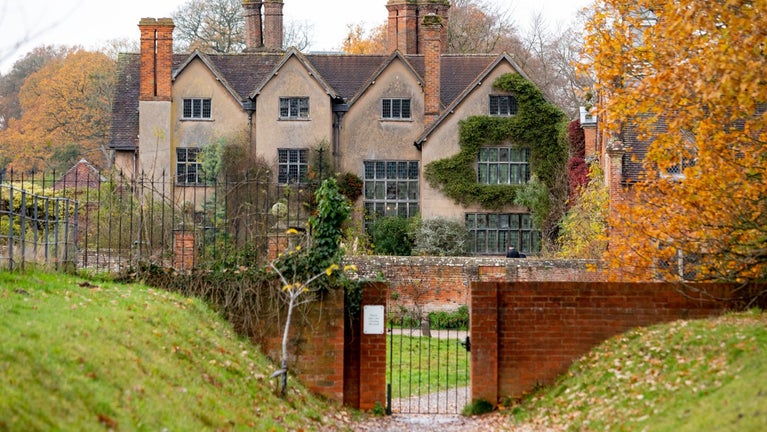 An autumnal scene of Packwood House
